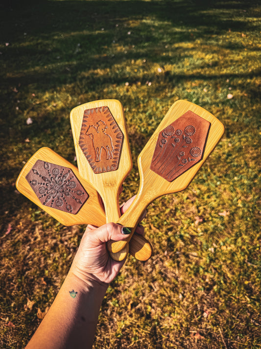 Tooled hairbrushes