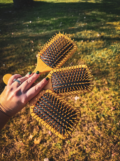 Tooled hairbrushes