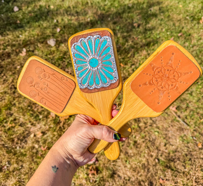 Tooled hairbrushes