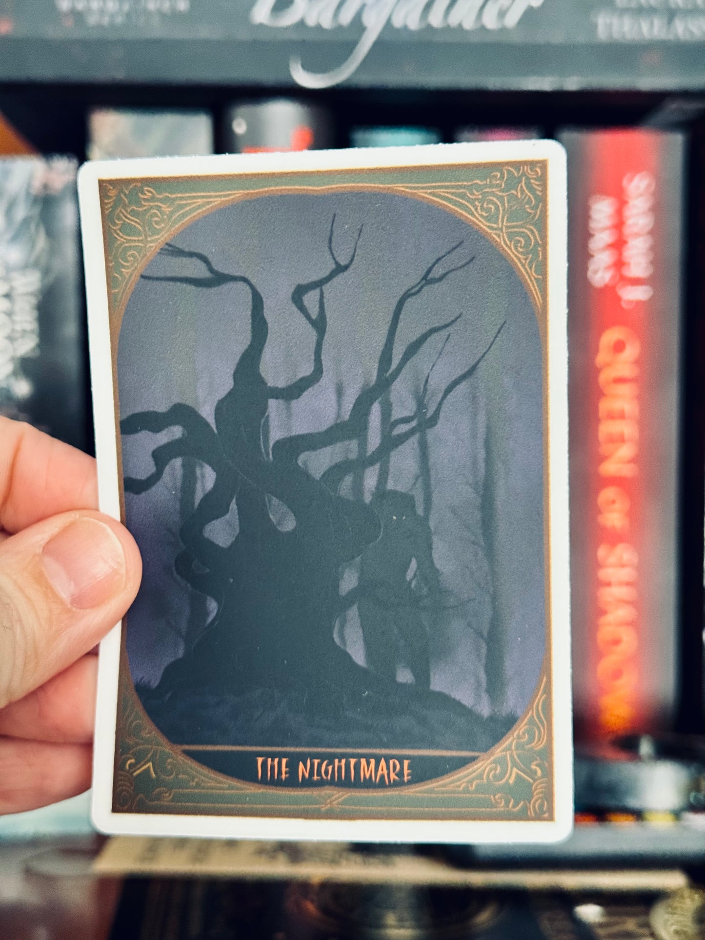 One Dark Window inspired book sticker